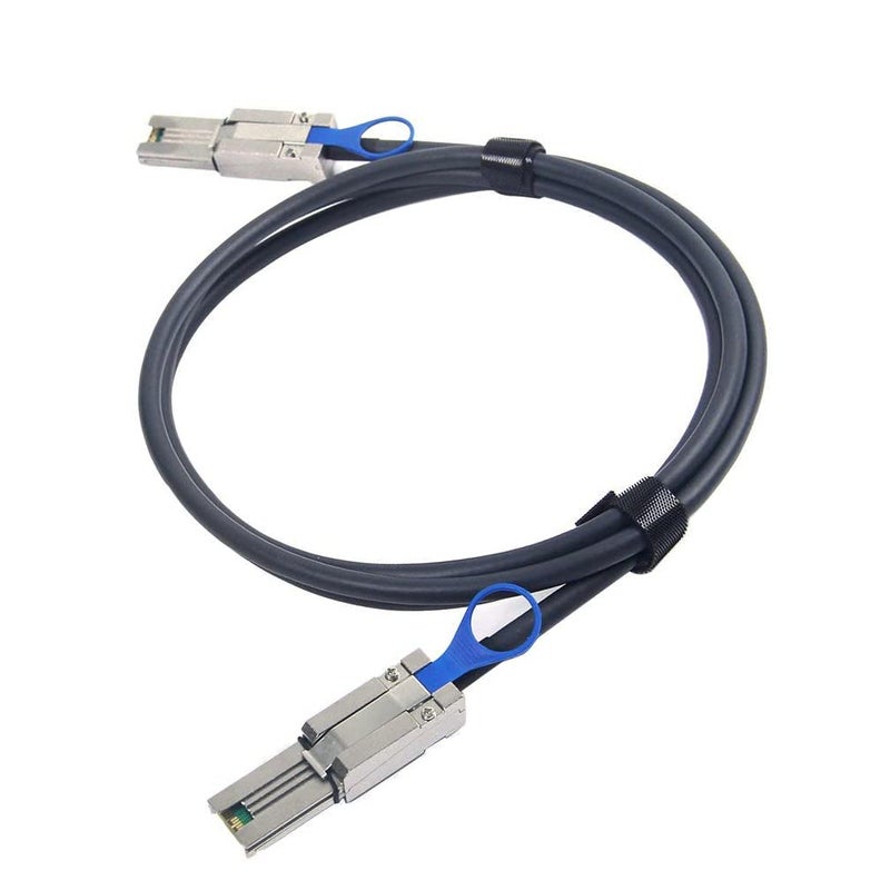 HYFIBER 6G External Mini SAS SFF-8088 to SFF-8088 Cable, 6Gbps External Cable Attached SCSI, 26pin, 100-Ohm Impedance, 2-Meter(6.6ft), 30AWG - Image 4